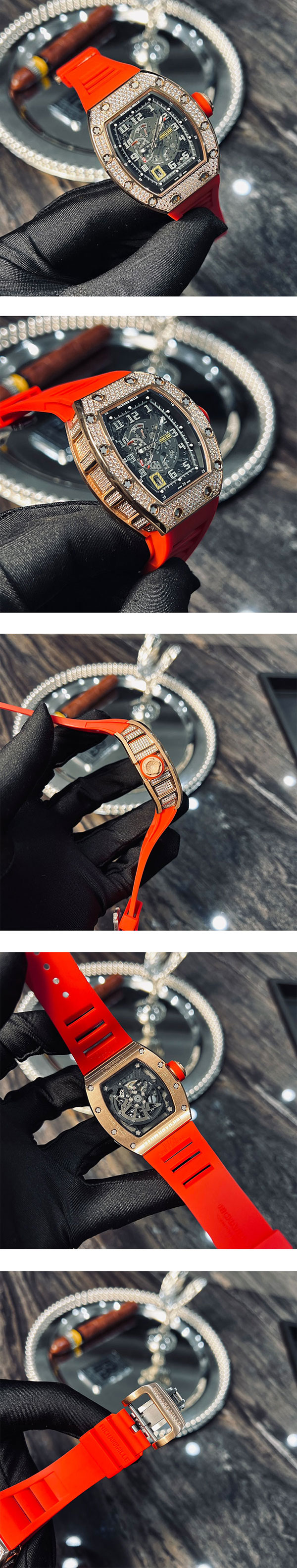 通信販売 リシャールミルコピー RM030 AL TI デクラッチャブルローター ご注文超簡単